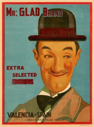 Fruit Crate Label - Mr: Glad Brand
